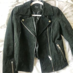 Tokyo Darling green suede jacket